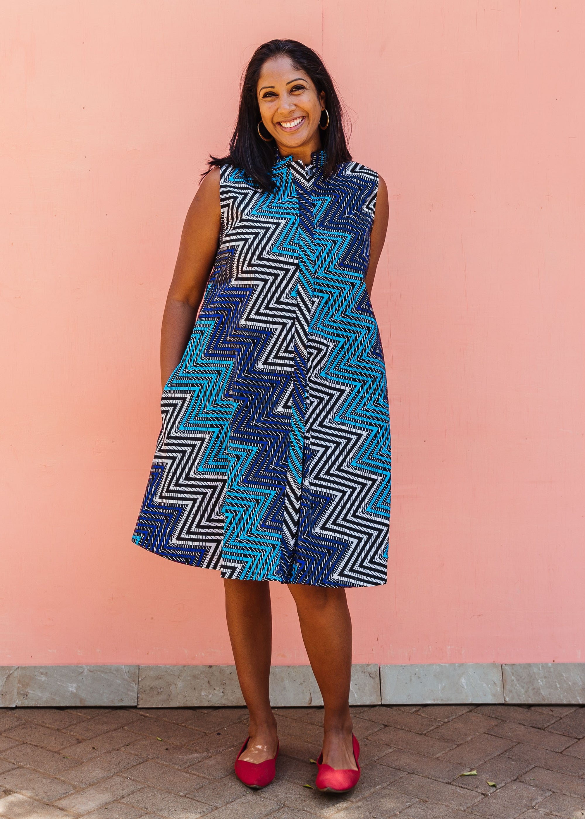 Bounce Sleeveless Dress Zuri Bounce Sleeveless Dress Zuri