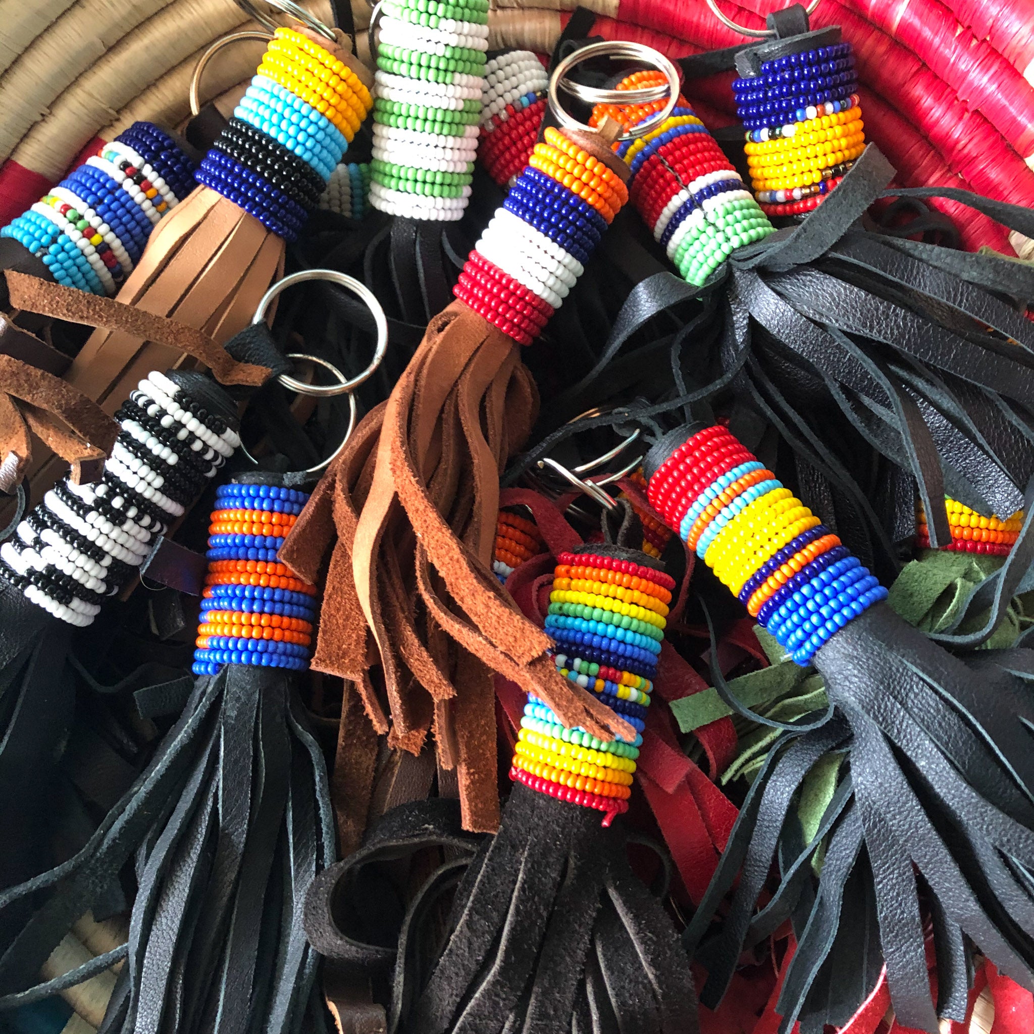 Beaded Keychain – Zuri